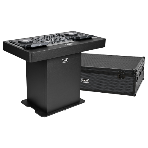 UDG Ultimate DJ Podium & Flightcase Set (Black)