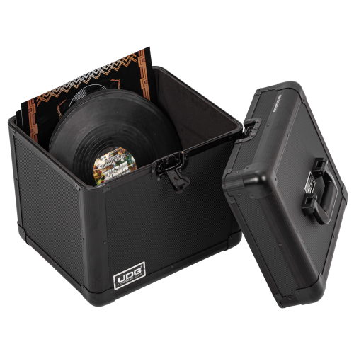 UDG Ultimate Record Case Für 80 Vinylplatten – Aluminium-Flightcase Mit Schaumpolsterung, Silber