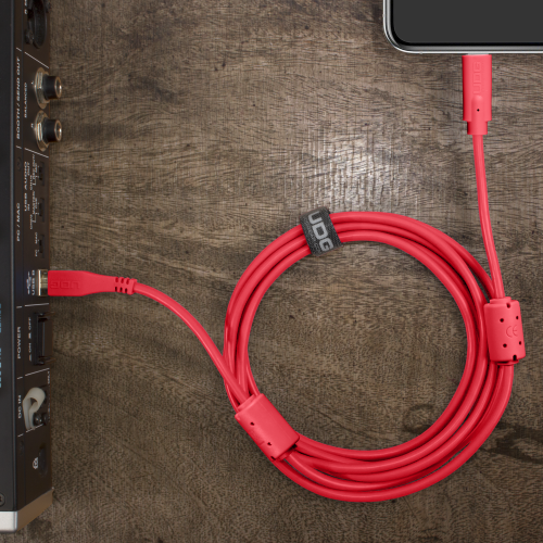 UDG Ultimate Cable USB 2.0 Type C-B Straight 1.5M (Red)