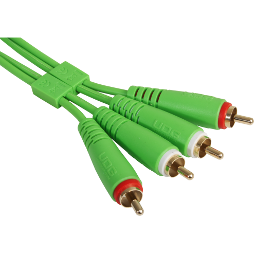 UDG RCA CABLE STRAIGHT GREEN