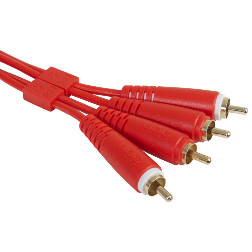 UDG RCA CABLE STRAIGHT RED