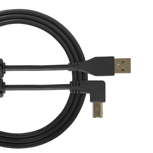 UDG Ultimate Cable USB 2.0 Type A-B Angled 3M (Black)