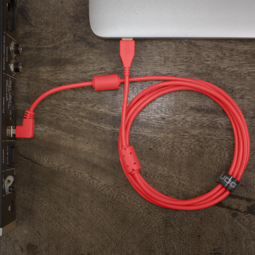 UDG USB A-B Cable Angled RED