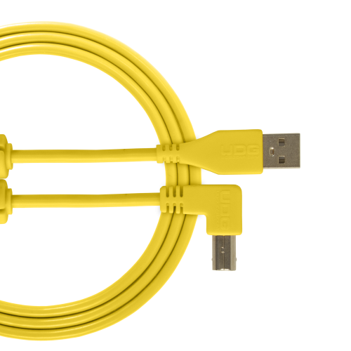 UDG Ultimate Cable USB 2.0 Type A-B Angled 1M (Yellow)