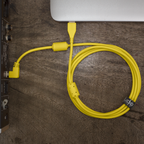 UDG USB A-B Cable Angled YELLOW