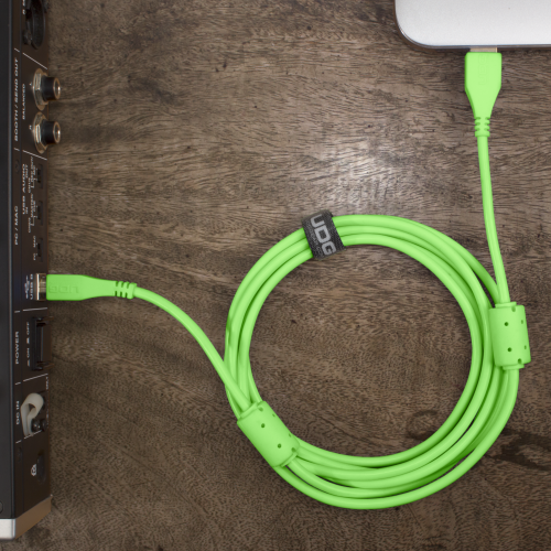 UDG USB A-B Cable Straight GREEN