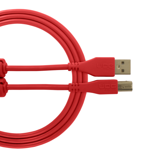 UDG Ultimate Cable USB 2.0 Type A-B Straight 1M (Red)