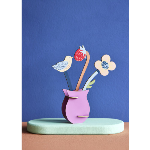 Studio Roof Pop Out 3D Card William Morris Flowers