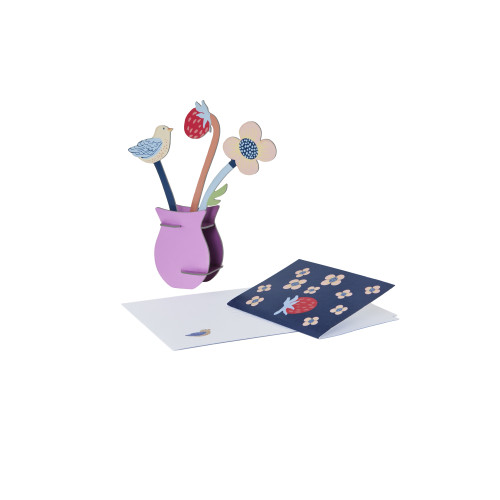 Studio Roof Pop Out 3D Card William Morris Flowers