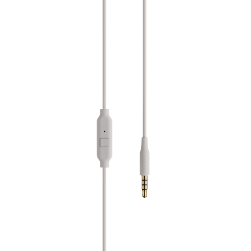 Aiaiai Tracks Headphone 3.5mm w/one button mic White
