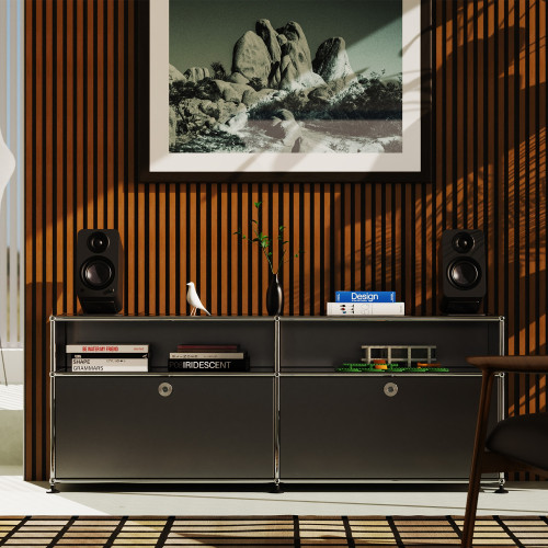 Kanto YU4 (Gen.2) Powered Bookshelf Speaker - Matte Black