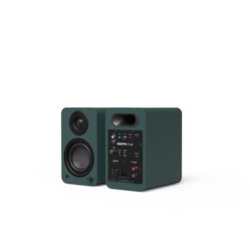 Kanto YU4 (Gen.2) Powered Bookshelf Speaker - Matte Forest Green