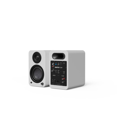 Kanto YU4 (Gen.2) Powered Bookshelf Speaker - Matte White