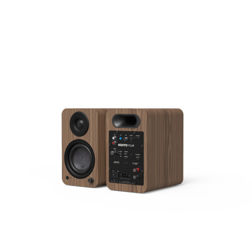 Kanto YU4 (Gen.2) Powered Bookshelf Speaker - Walnut