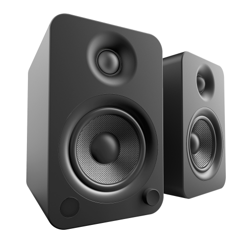 Kanto YU4 Powered Bookshelf Speakers (Matte Black)