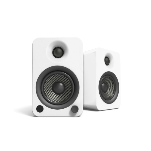 Kanto YU4 Powered Bookshelf Speakers (Matte White)