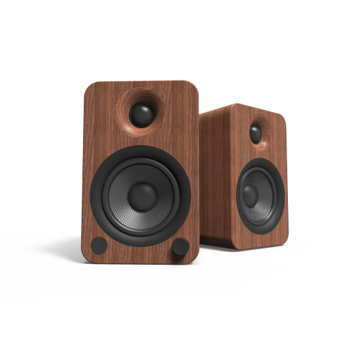 Kanto YU4 Powered Bookshelf Speakers (Walnut)