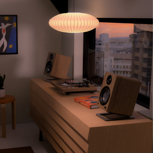 Kanto YU6 (Gen.2) Powered Bookshelf Speaker - Walnut