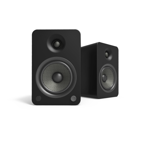 Kanto YU6 Powered Bookshelf Speakers (Matte Black)