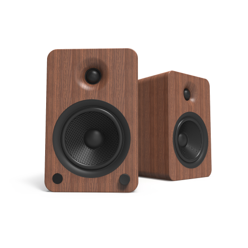 Kanto YU6 Powered Bookshelf Speakers (Walnut)