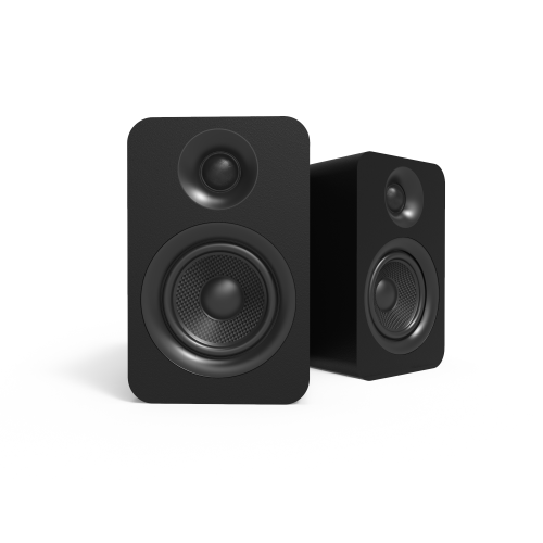 Kanto YU Passive 4" Bookshelf Speakers (Matte Black)