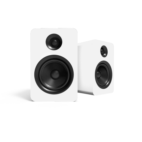 Kanto YU Passive 6" Bookshelf Speakers (Matte White)