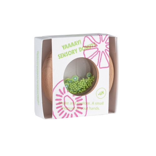 Petit Boum Sensory Play Toy Donut (Kiwis)