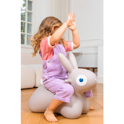Quut Inflatable Hoppi Bunny (Warm Grey)