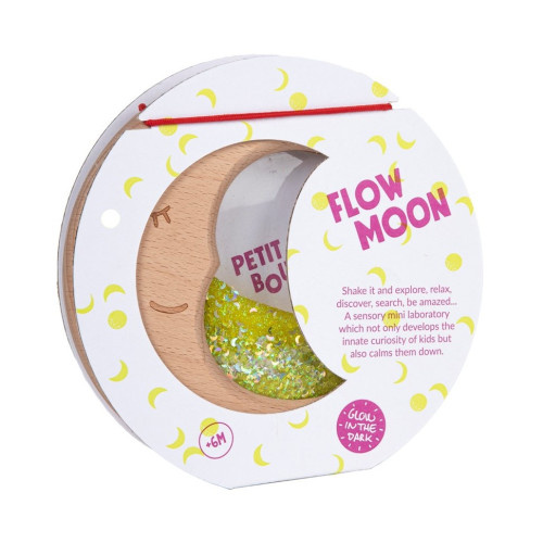 Petit Boum Sensory Toy Flow Moon (Yellow)