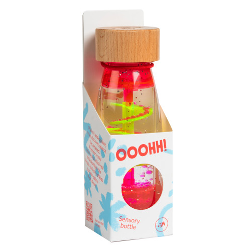 Petit Boum Sensory Toy Bottle Move Spiral (Pink)