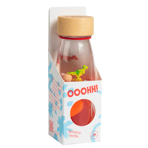 Petit Boum Sensory Toy Bottle Move (T-Rex)