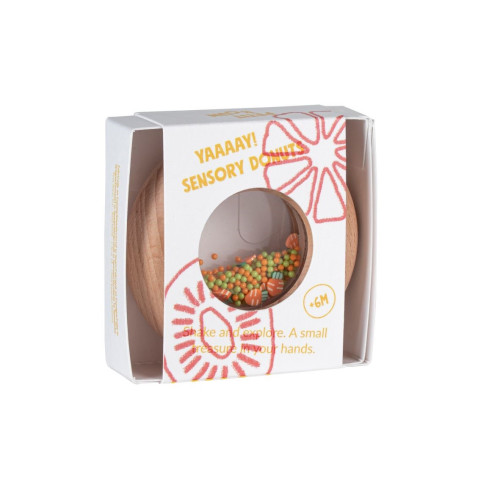 Petit Boum Sensory Play Toy Donut (Carrots)