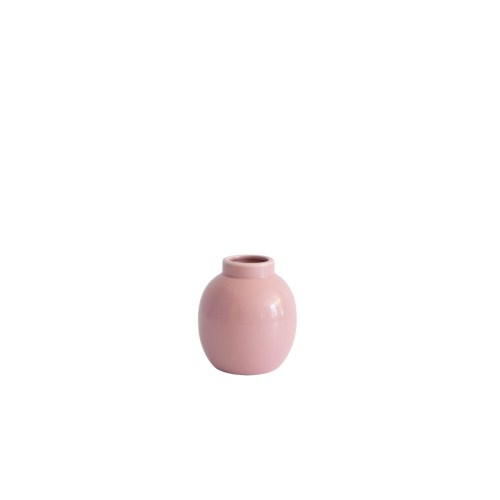 Studio Roof Ceramic Vase - Pink Pebble