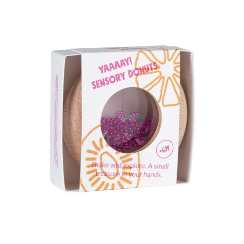 Petit Boum Sensory Play Toy Donut (Grapes)