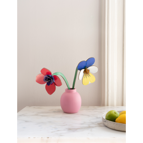 Studio Roof Ceramic Vase - Pink Pebble