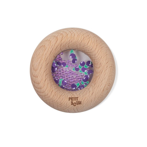 Petit Boum Sensory Play Toy Donut (Aubergine)