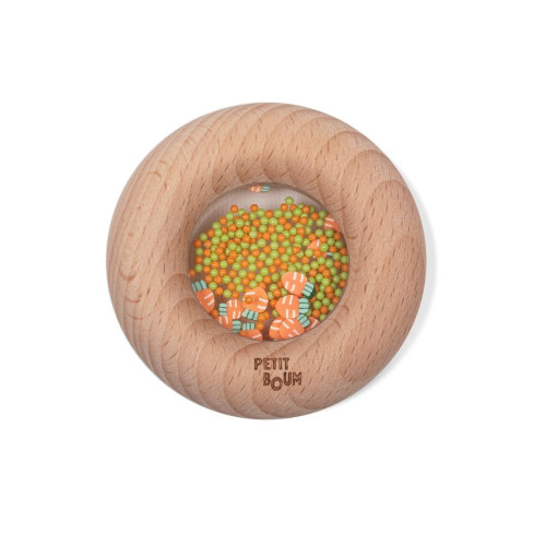 Petit Boum Sensory Play Toy Donut (Carrots)
