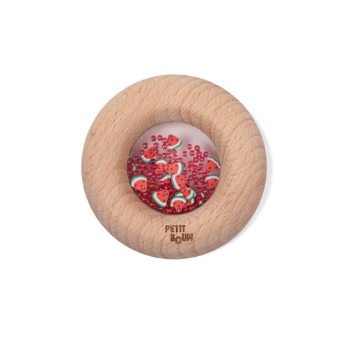 Petit Boum Sensory Play Toy Donut (Watermelon)