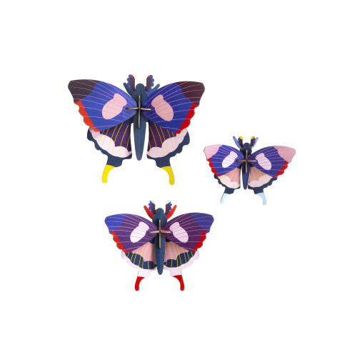 Studio Roof Insects - Swallowtail Butterflies set of 3