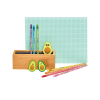 Ooly Avocado Love: Puzzle Erasers & Sharpener (3 PC Set)
