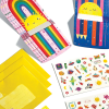 Ooly Tiny Tadas! Note Cards & Sticker - Hello Rainbows (Set of 16)