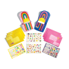 Ooly Tiny Tadas! Note Cards & Sticker - Hello Rainbows (Set of 16)