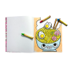 Ooly Color-in' Book: Happy Snacks (8" x 10")