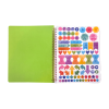 Ooly Artful Notes Notebook: Reverse Color, Take Notes - Wildscape (8" x 10", 100 Pages)