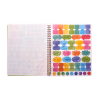Ooly Artful Notes Notebook: Reverse Color, Take Notes - Wildscape (8" x 10", 100 Pages)