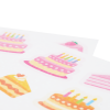 Ooly Stickiville Stickers: Birthday Cakes - Skinny (2 Sheets)