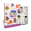 Ooly Color-in' Sticker Book - Cute n Spooky Doodles