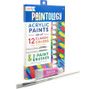 Ooly Paintology Acrylic Paints + 2 Brushes - Classic Colors (14 pcs Set)