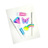 Ooly Paintology Acrylic Paints + 2 Brushes - Pastel Colors (14 pcs Set)