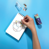 Ooly Draw 'n' Doodle Mini Colored Pencils + Sharpener -Set of 12, Display of 16